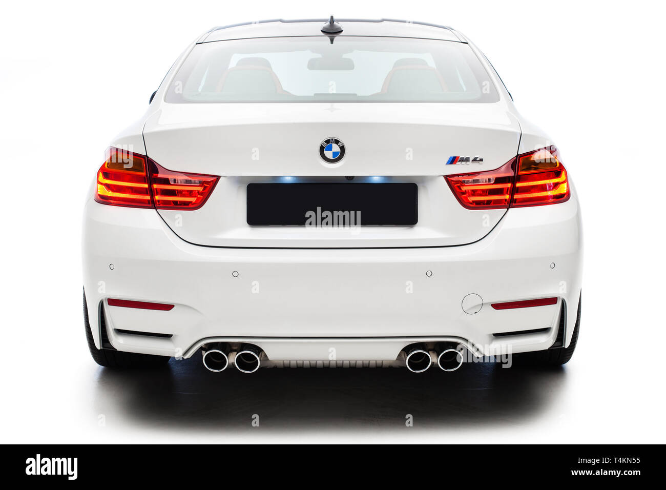 2015 BMW M4 Coupé Banque D'Images