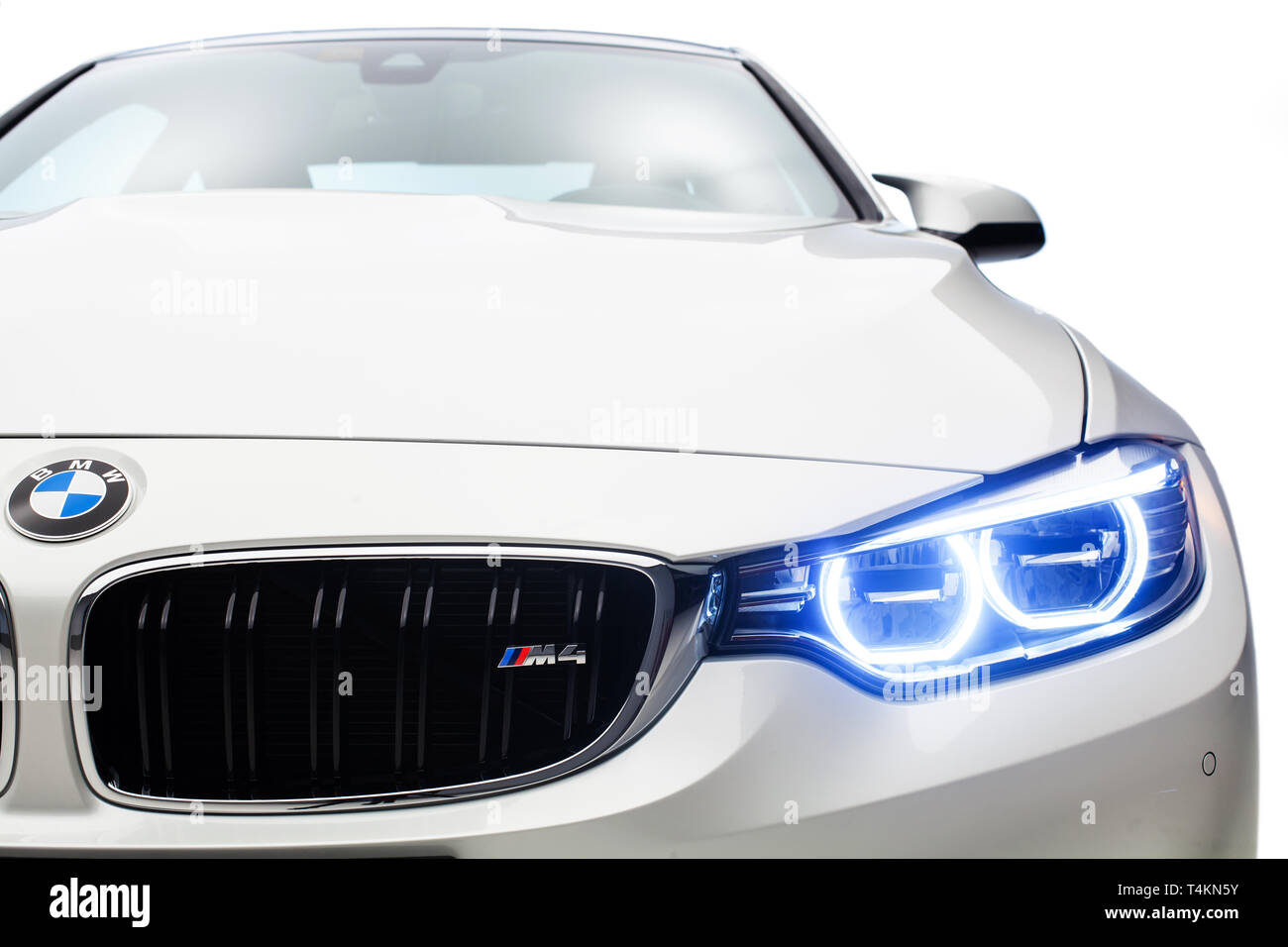 2015 BMW M4 Coupé Banque D'Images
