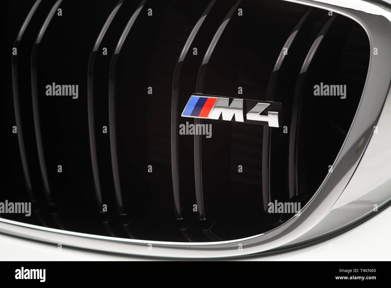 2015 BMW M4 Coupé Banque D'Images