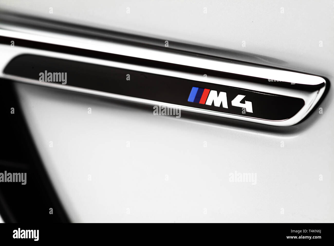 2015 BMW M4 Coupé Banque D'Images