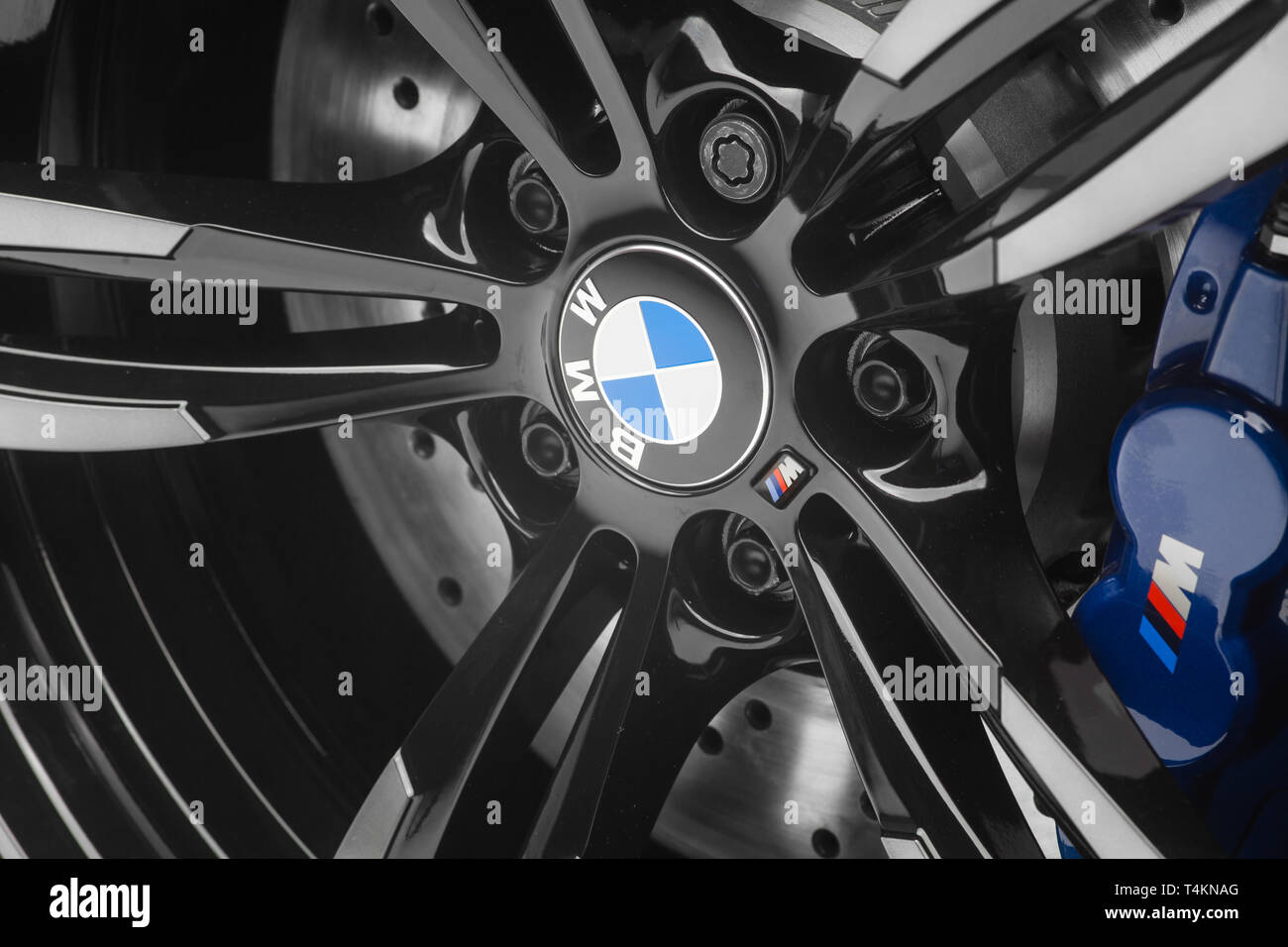 2015 BMW M4 Coupé Banque D'Images