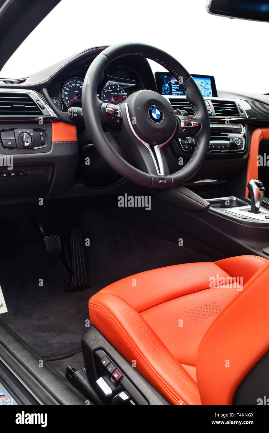 2015 BMW M4 Coupé Banque D'Images