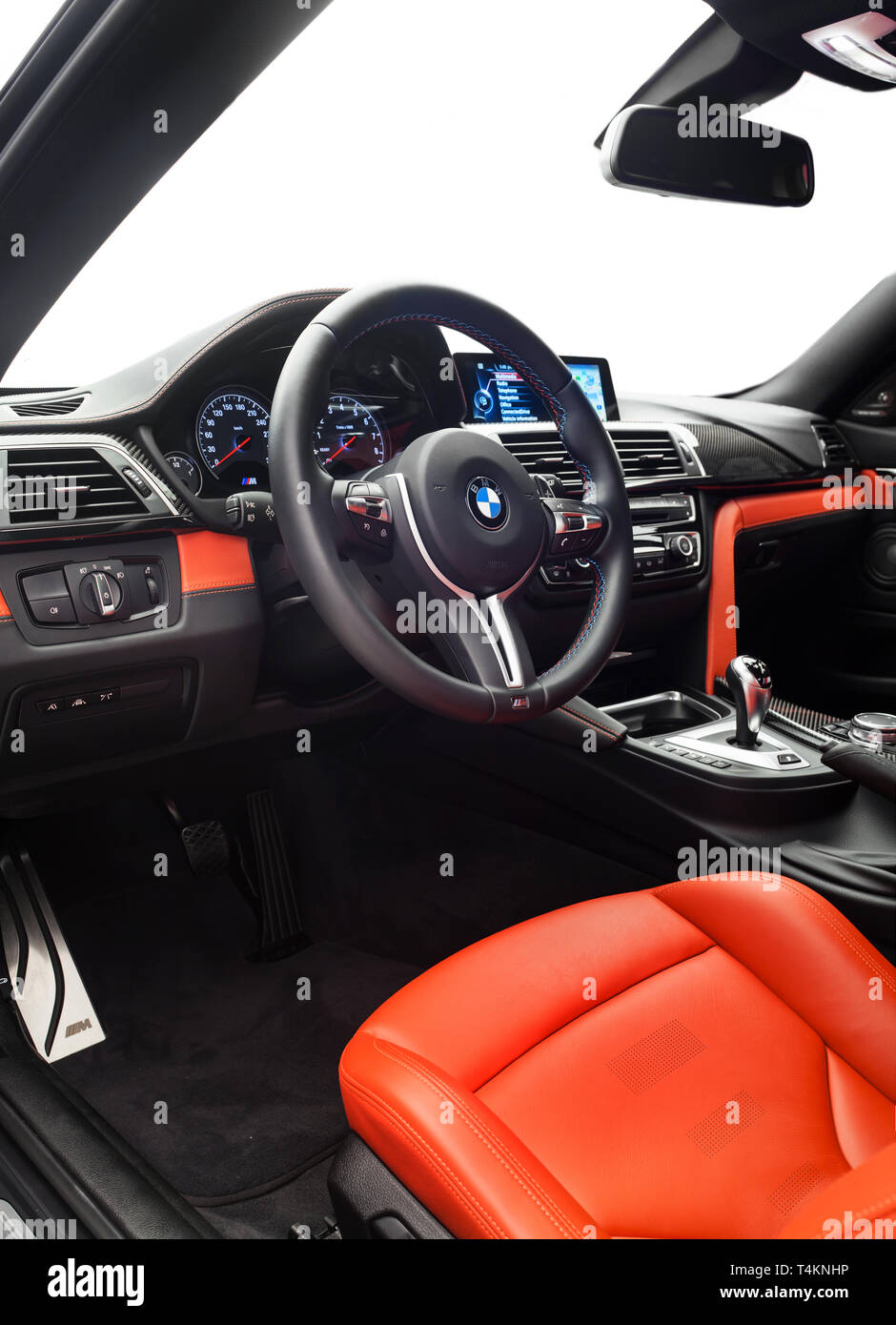 2015 BMW M4 Coupé Banque D'Images