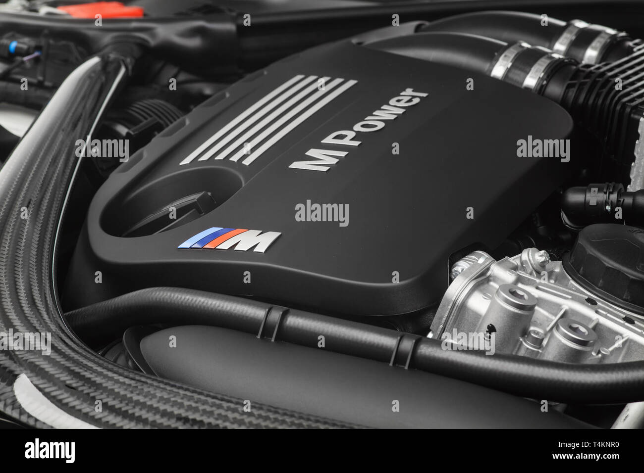 2015 BMW M4 Coupé Banque D'Images