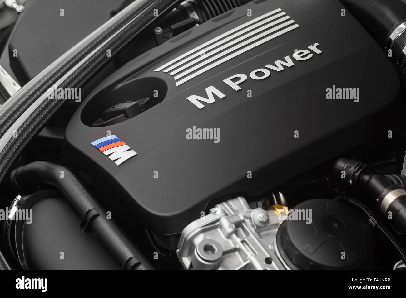 2015 BMW M4 Coupé Banque D'Images