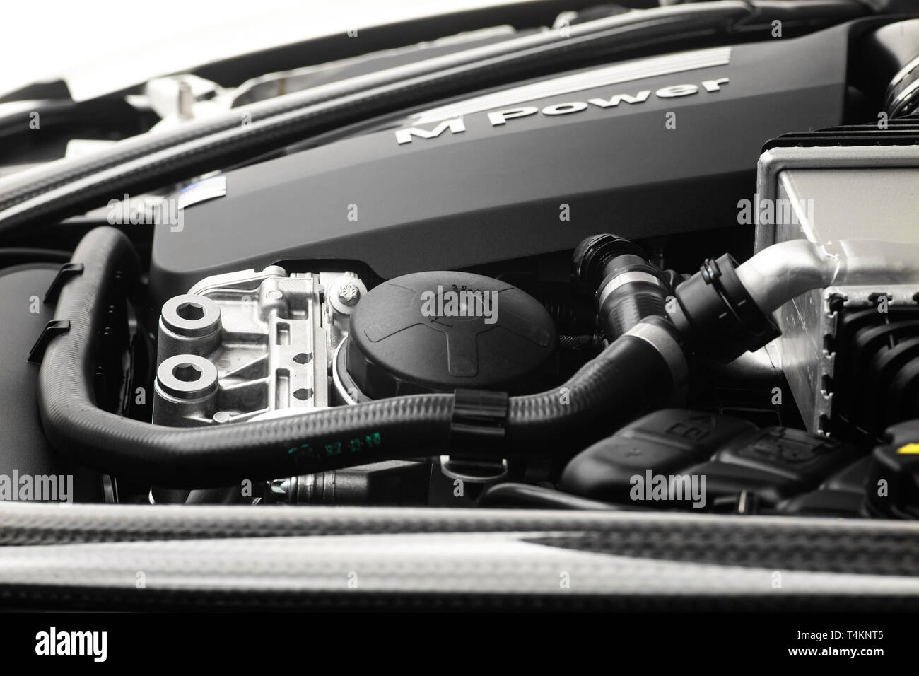2015 BMW M4 Coupé Banque D'Images