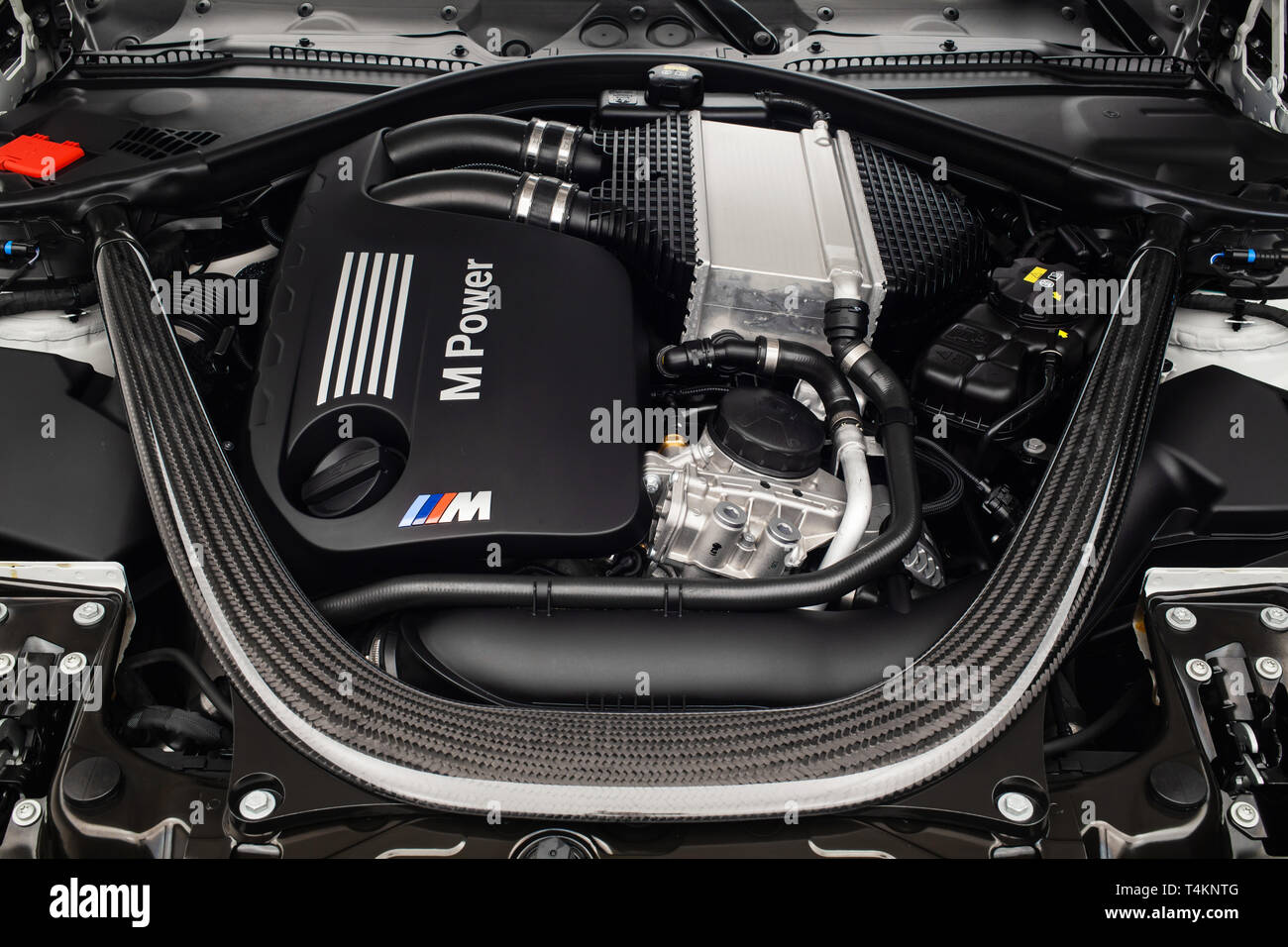 2015 BMW M4 Coupé Banque D'Images