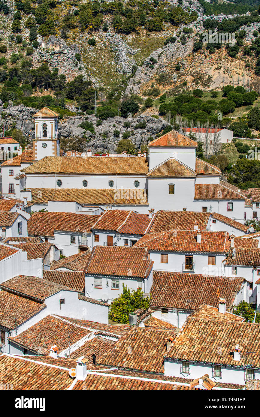 Grazalema, Andalousie, Espagne Banque D'Images