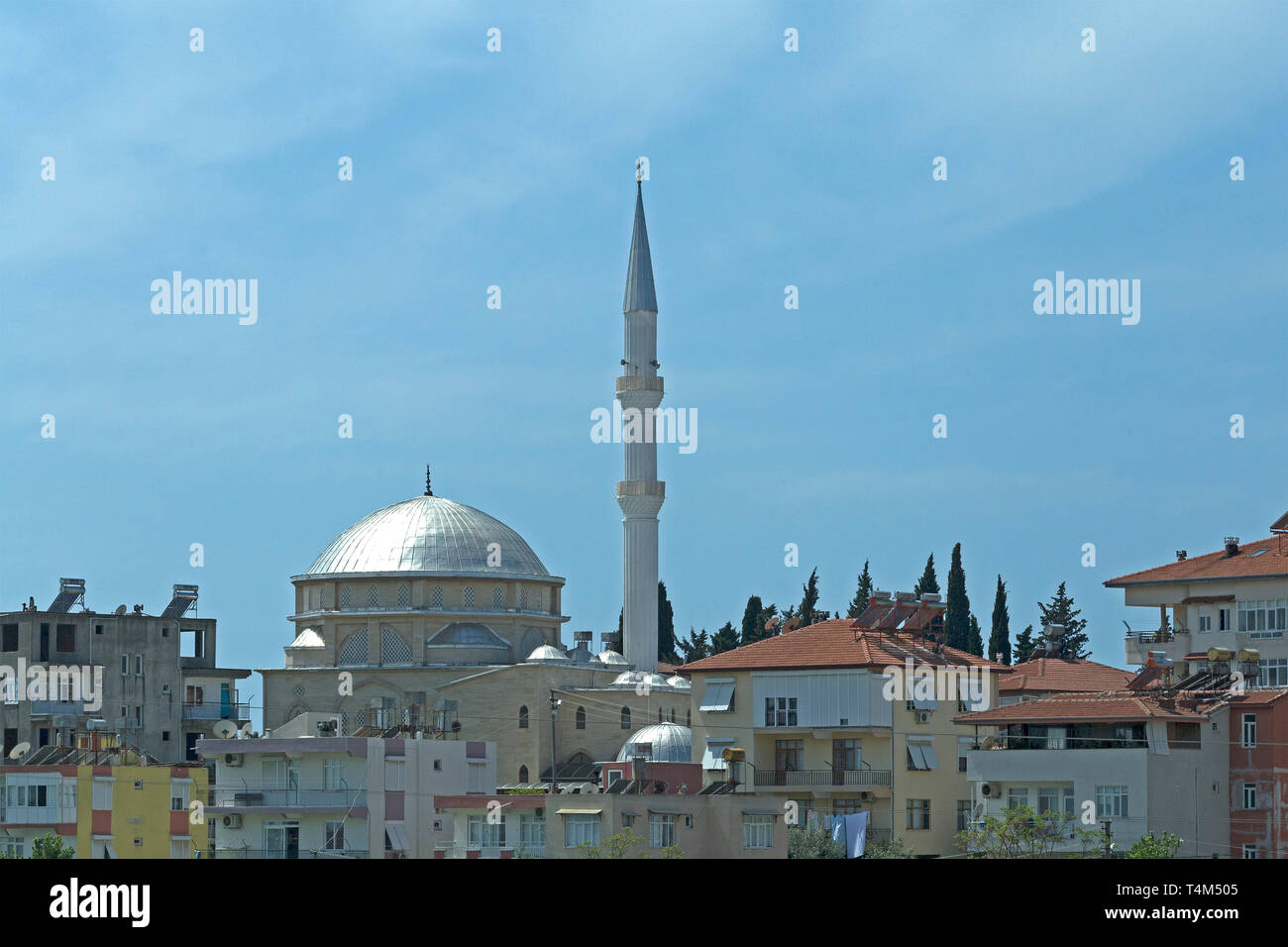 Mosquée bleue, Manavgat, Antalya, Turquie Banque D'Images