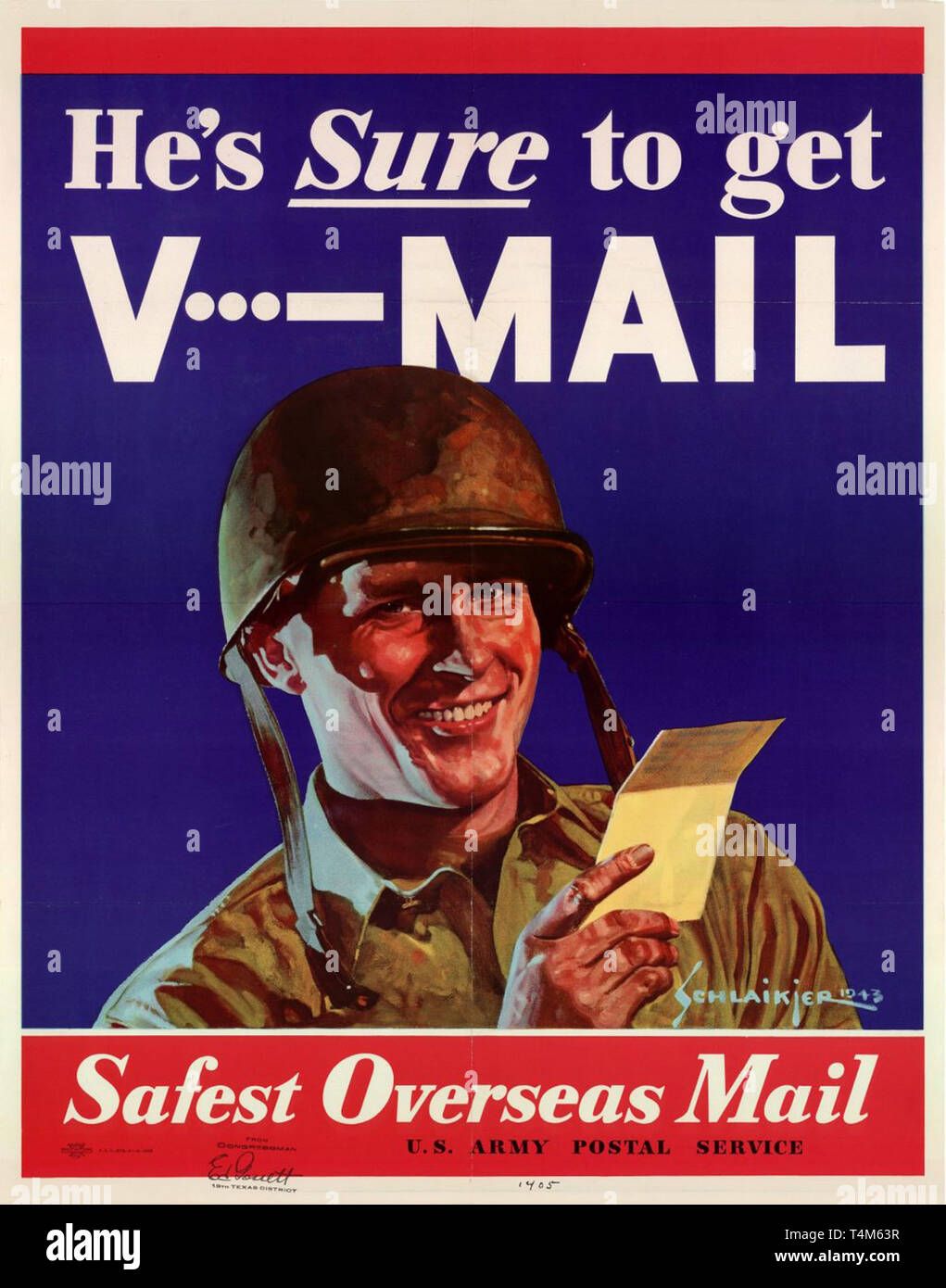 Affiche Vintage "Land With The Marines" Seconde Guerre Mondiale - Format 24x32 Pouces