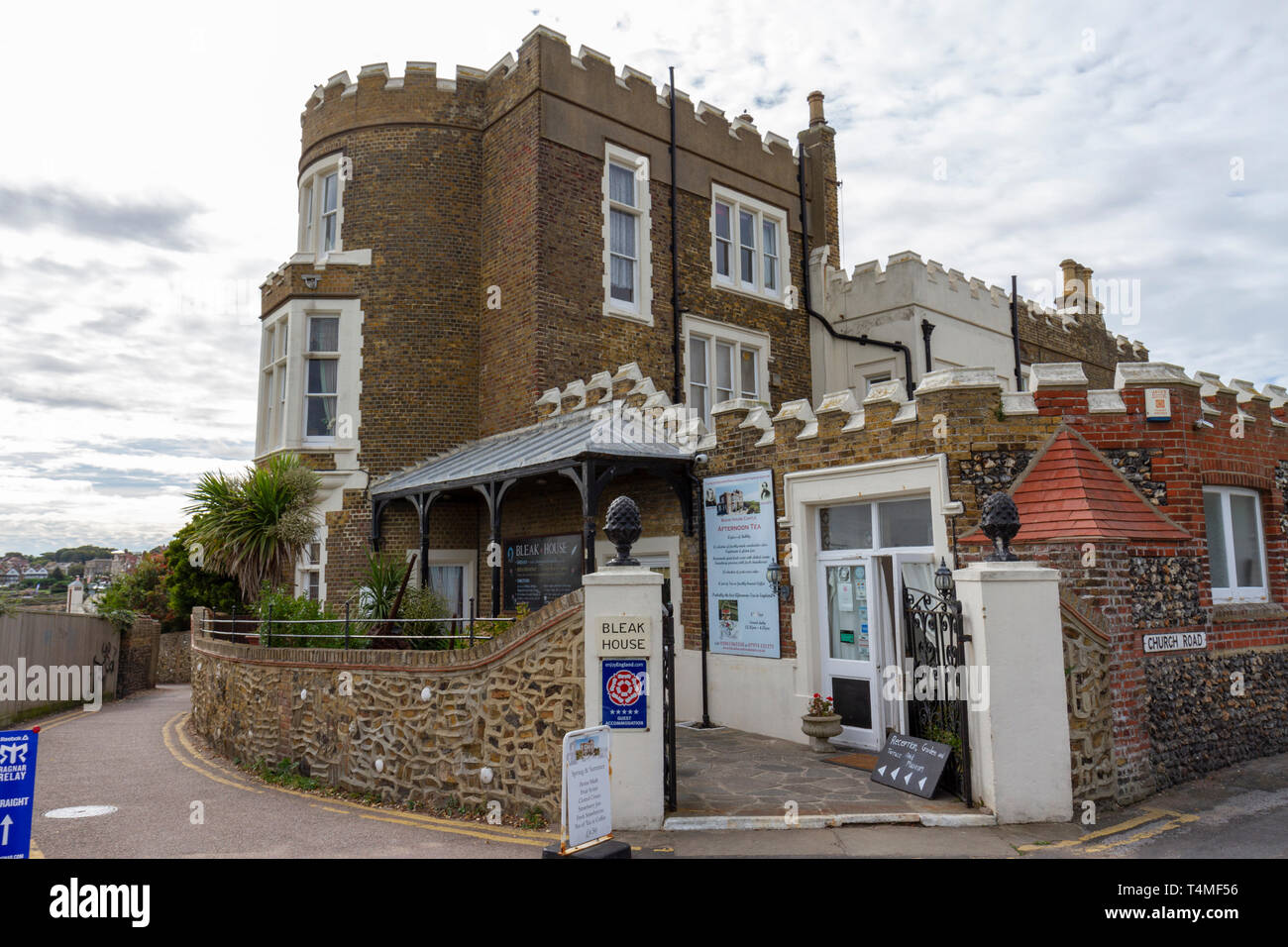 Bleak House, Fort Road, Broadstairs, Angleterre. Banque D'Images