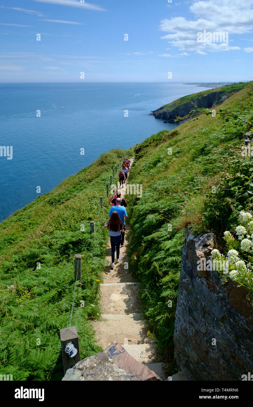 Bray Head à pied photo de Peter Cavanagh Photography Banque D'Images