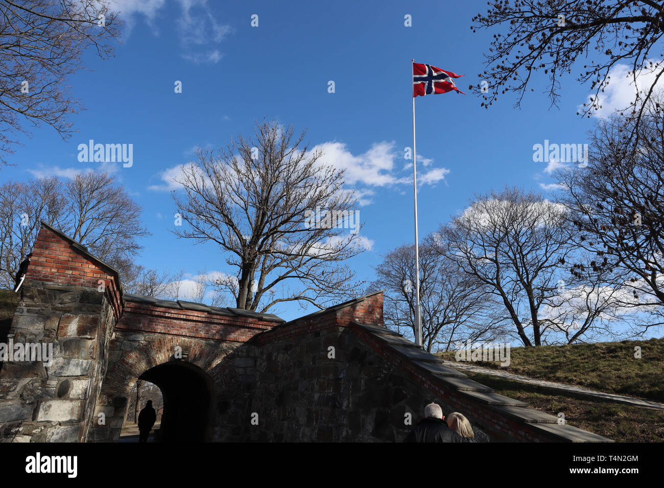 La forteresse, Oslo, Norvège, avril 2019, photo de Richard Goldschmidt Banque D'Images