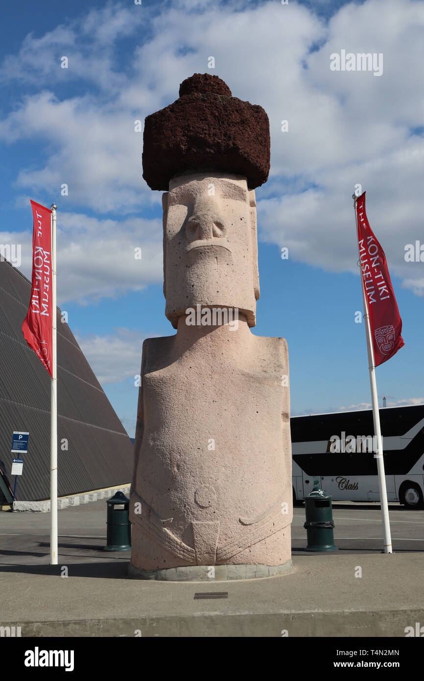 Musée du Kon-Tiki, Oslo, Norvège, avril 2019, photo de Richard Goldschmidt Banque D'Images