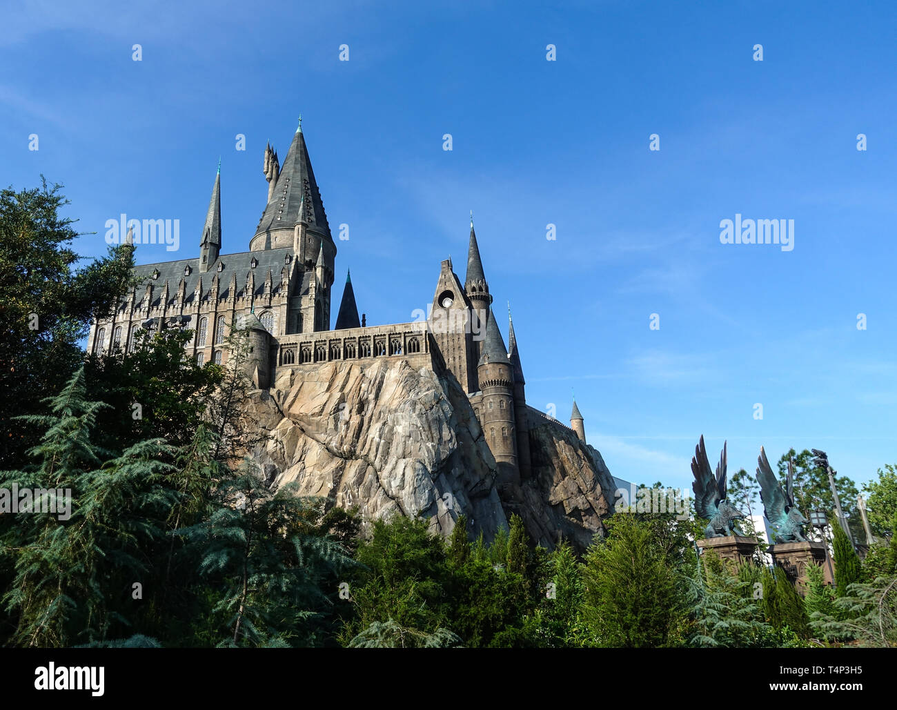 Orlando, FL/ÉtatsUnis 04/06/2019 Le Château de Poudlard à Universal Studios le Wizarding