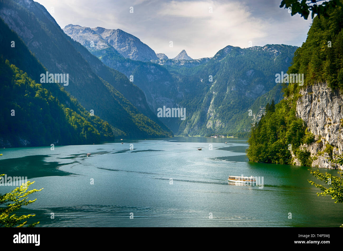 Le parc national de Berchtesgaden, en Bavière, Allemagne Banque D'Images