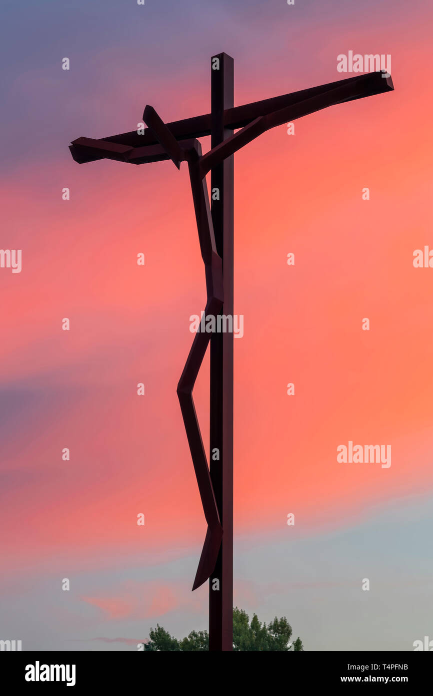 High Cross par Robert Schad, Fatima Banque D'Images