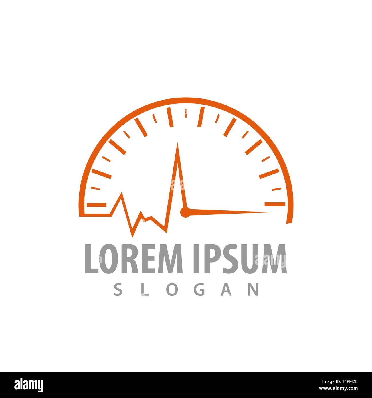 Compteur de vitesse auto, graphique, design concept graphique du compte-tours. L'élément de modèle graphique symbole Illustration de Vecteur