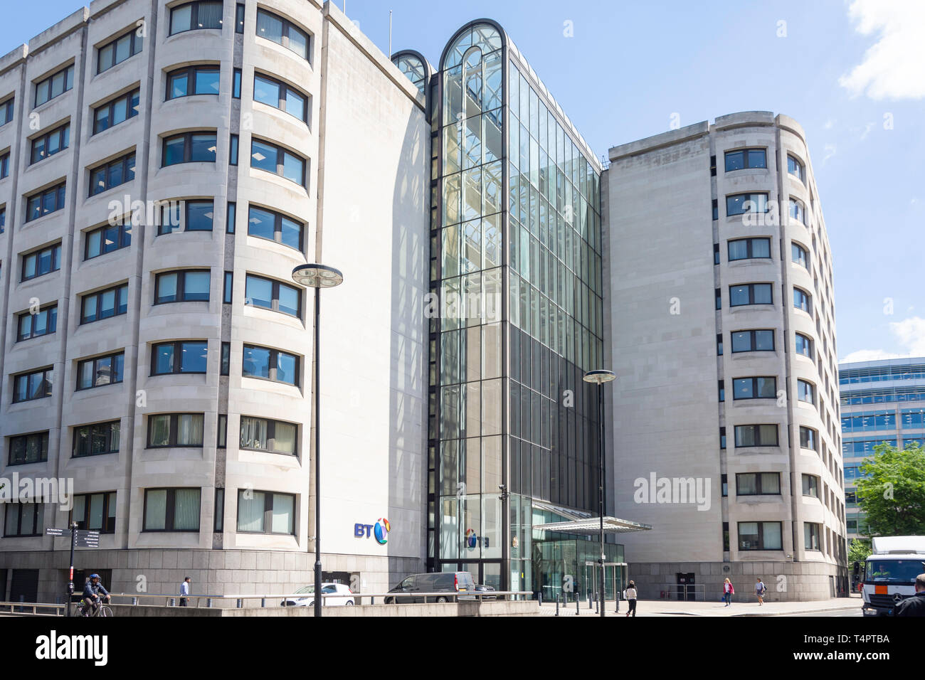 Centre de BT (British Telecom), Newgate Street, Ludgate Hill, City of London, Greater London, Angleterre, Royaume-Uni Banque D'Images