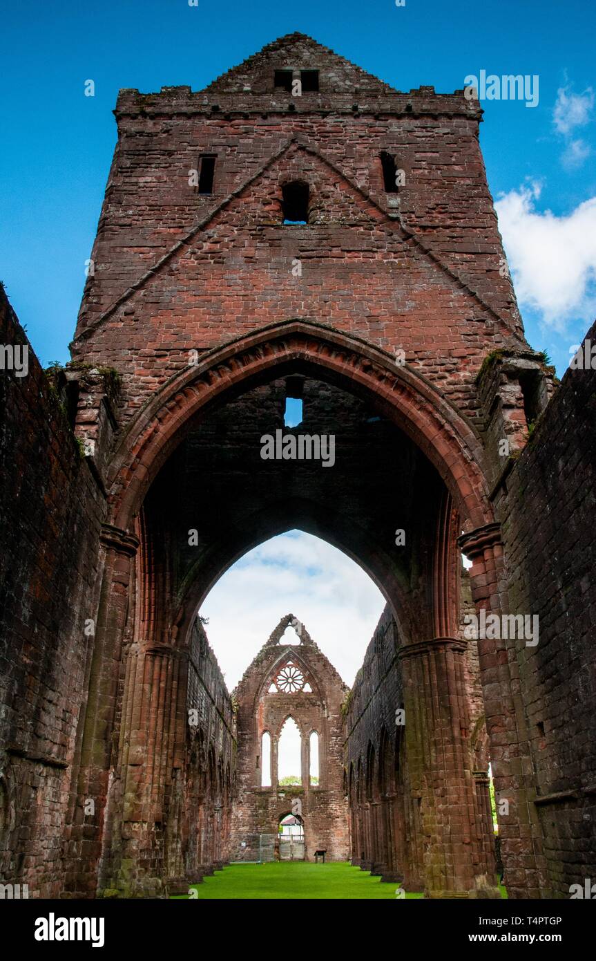 Abbaye de Sweetheart, Dumfries et Galloway, Écosse, Royaume-Uni, Royaume-Uni, Europe Banque D'Images