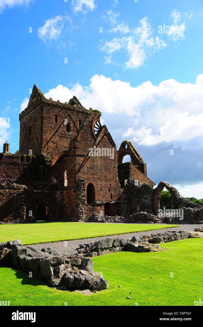 Abbaye de Sweetheart, Dumfries et Galloway, Écosse, Royaume-Uni, Royaume-Uni, Europe Banque D'Images