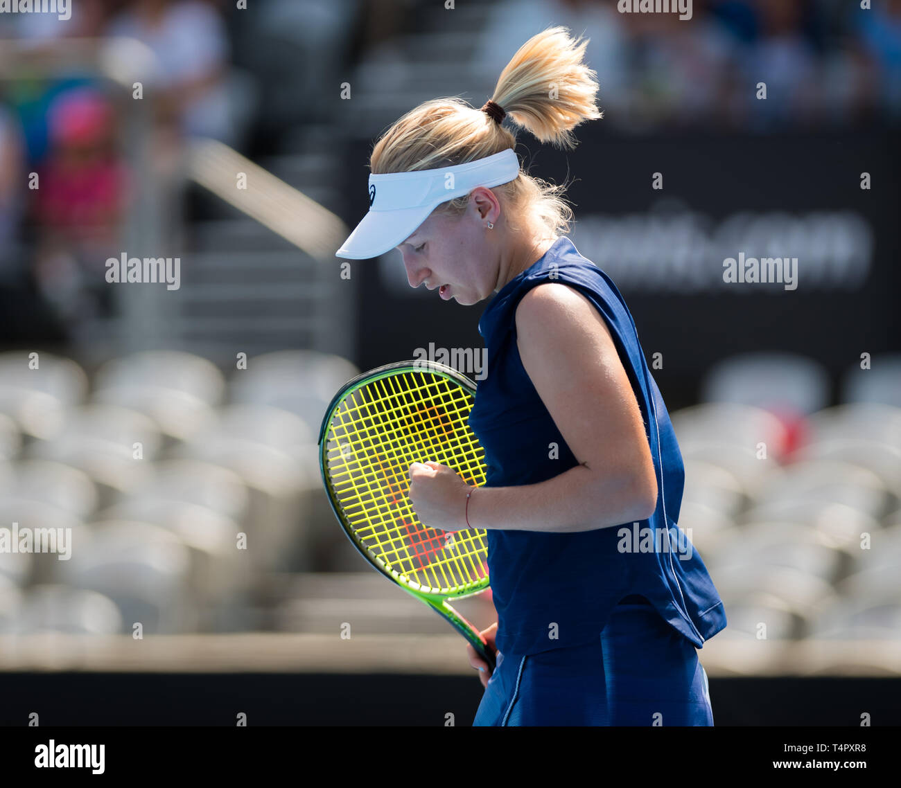 SYDNEY, AUSTRALIE - 12 janvier : Daria Gavrilova de l'Australie à la International WTA Sydney 2018 Tournoi de tennis de Premier ministre Banque D'Images