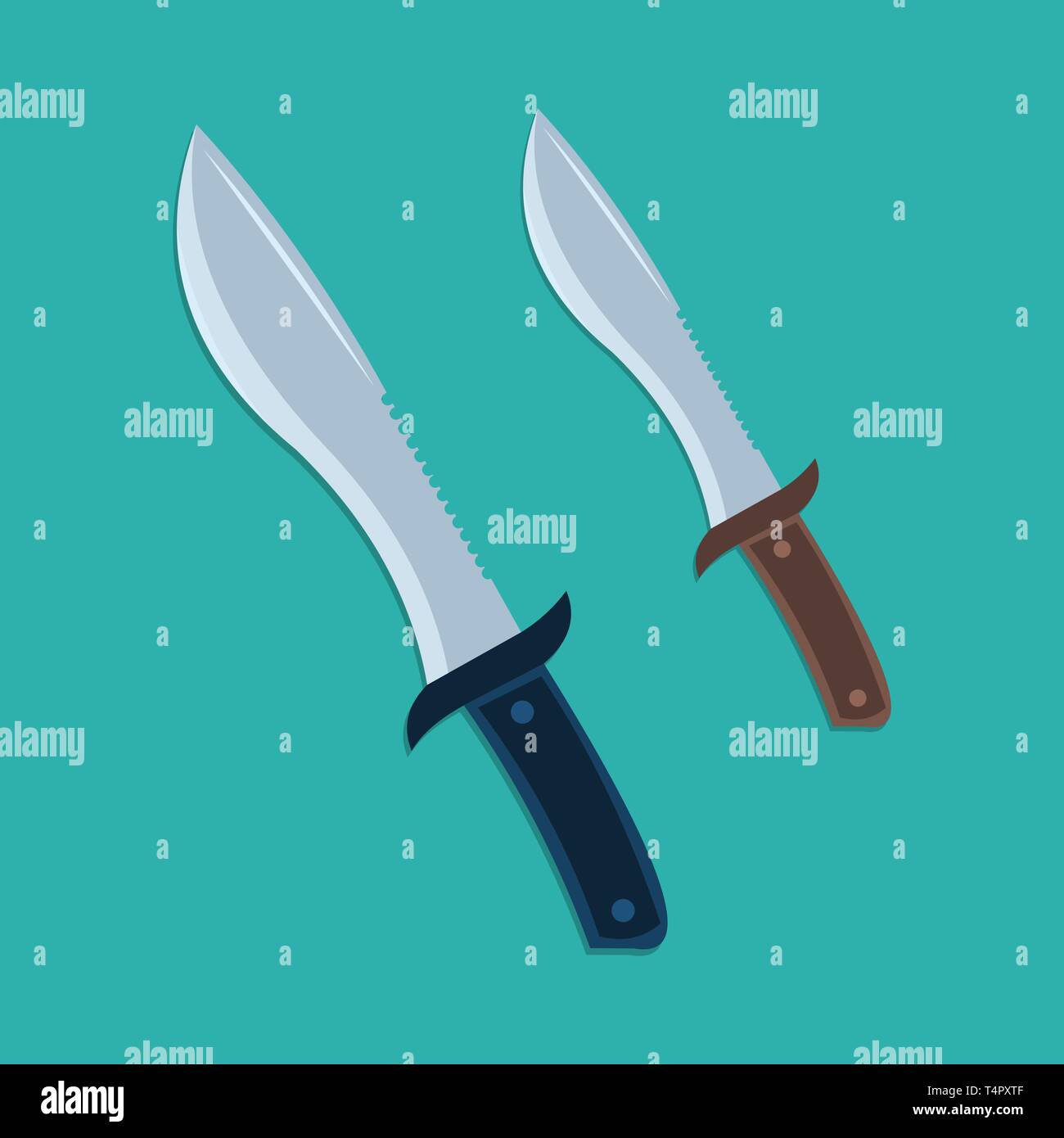 Couteau de l'armée de vector illustration Illustration de Vecteur