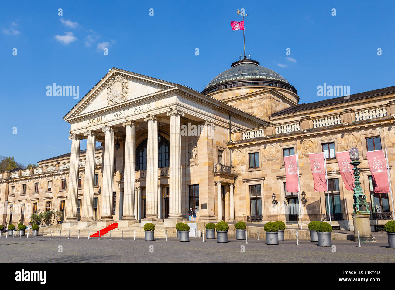 Kurhaus de Wiesbaden, Allemagne. 15.04.2019. Banque D'Images