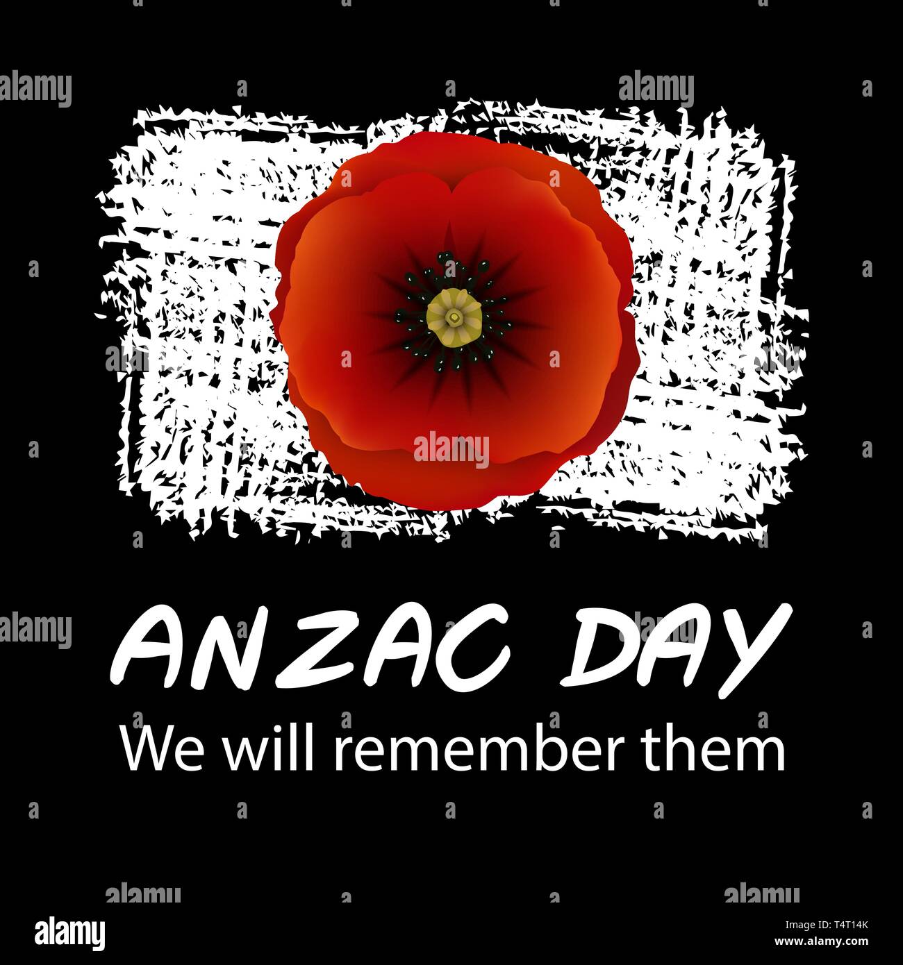 Arrière-plan de l'ANZAC day avec résumé rouge coquelicot. Rouge coquelicot sur fond tissu jute illustration. Illustration de Vecteur