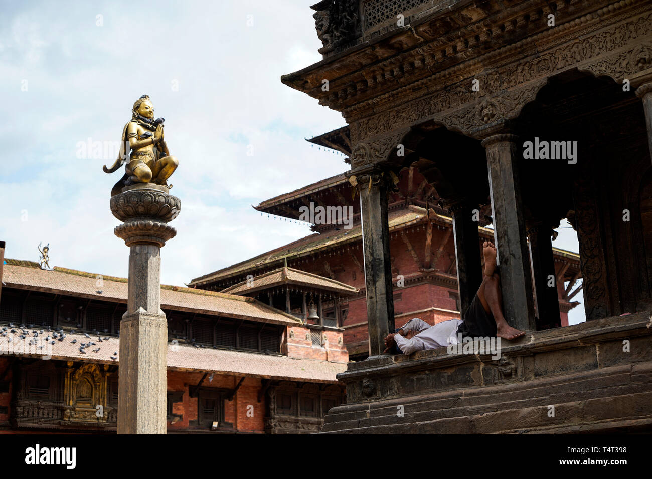 Patan Durbar Square à Katmandou, Népal Banque D'Images