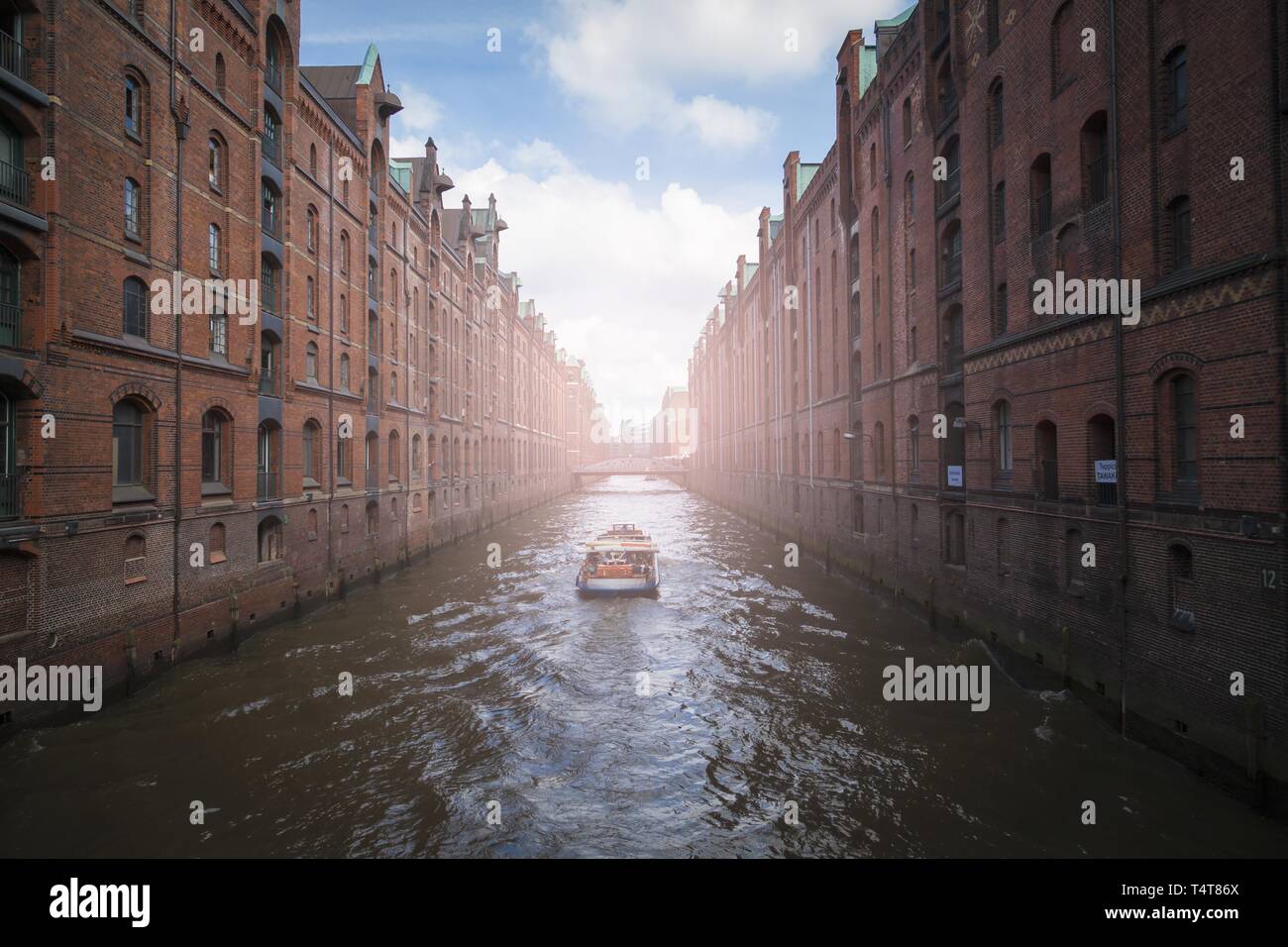 Speicherstadt, Hambourg, Allemagne, Europe Banque D'Images