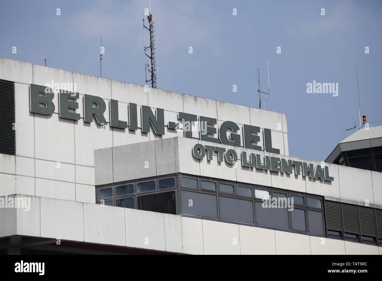 L'aéroport de Berlin-Tegel, Otto Lilienthal, Berlin, Germany, Europe Banque D'Images