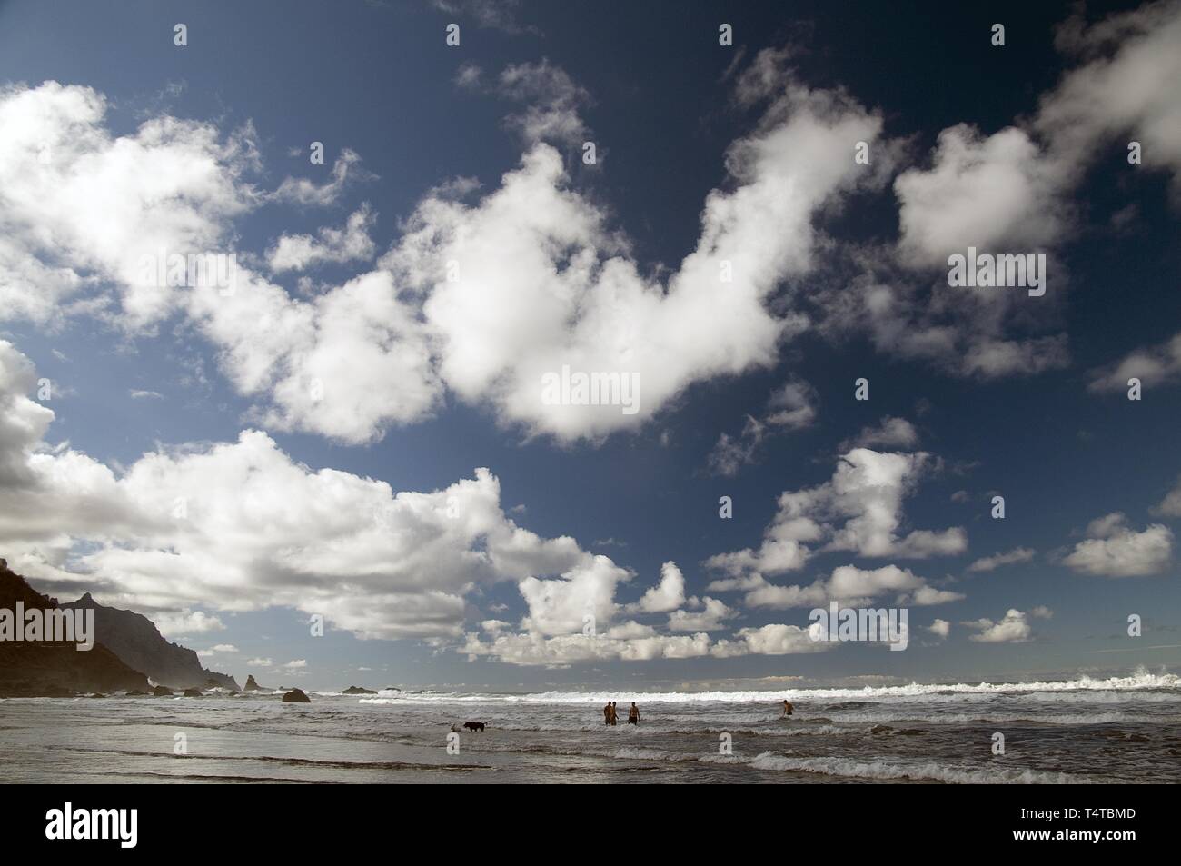 Plage à Antlantik à Tenerife, Espagne, Europe Banque D'Images