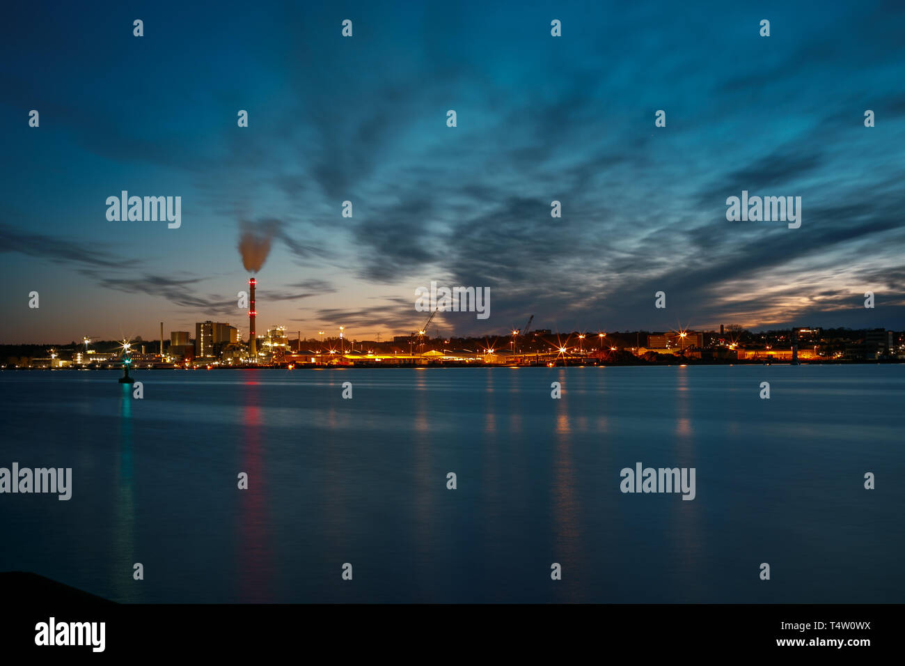 Sonnenaufgang / sunrise Kieler Förde kiel Banque D'Images