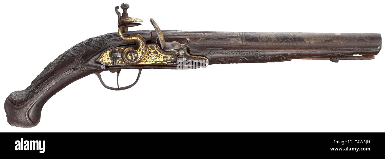 Les petites armes, pistolets, pistolet à silex, Empire Ottoman, Balkans, Turquie, 19e siècle-Additional-Rights Clearance-Info-Not-Available Banque D'Images