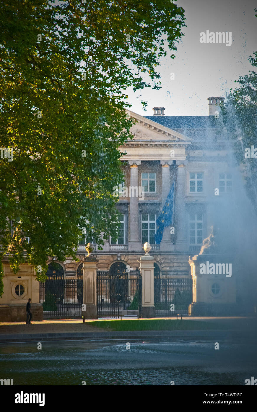 Le Parc de Bruxelles à Bruxelles, capitale de la Belgique et l'UE Banque D'Images