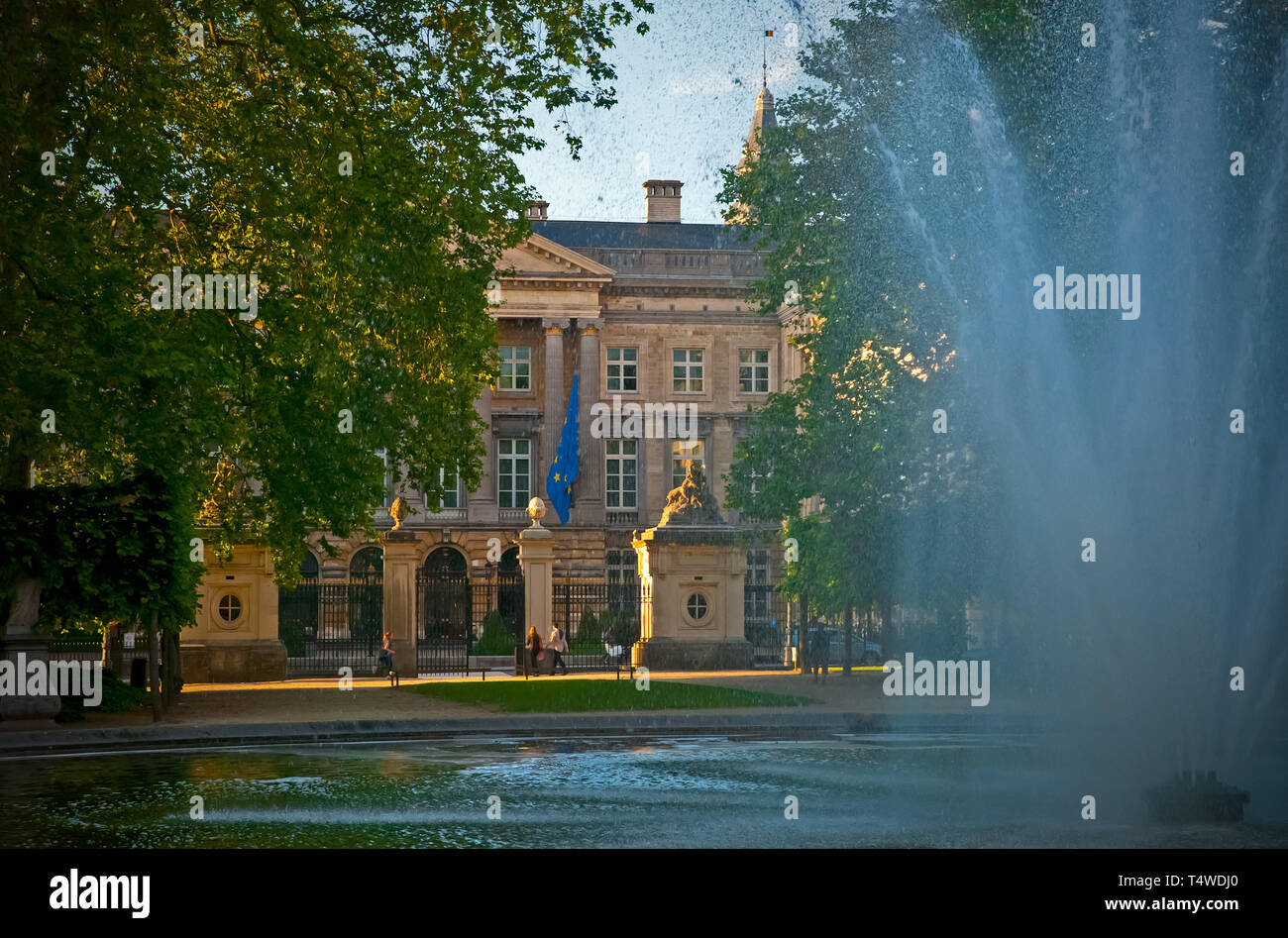 Le Parc de Bruxelles à Bruxelles, capitale de la Belgique et l'UE Banque D'Images