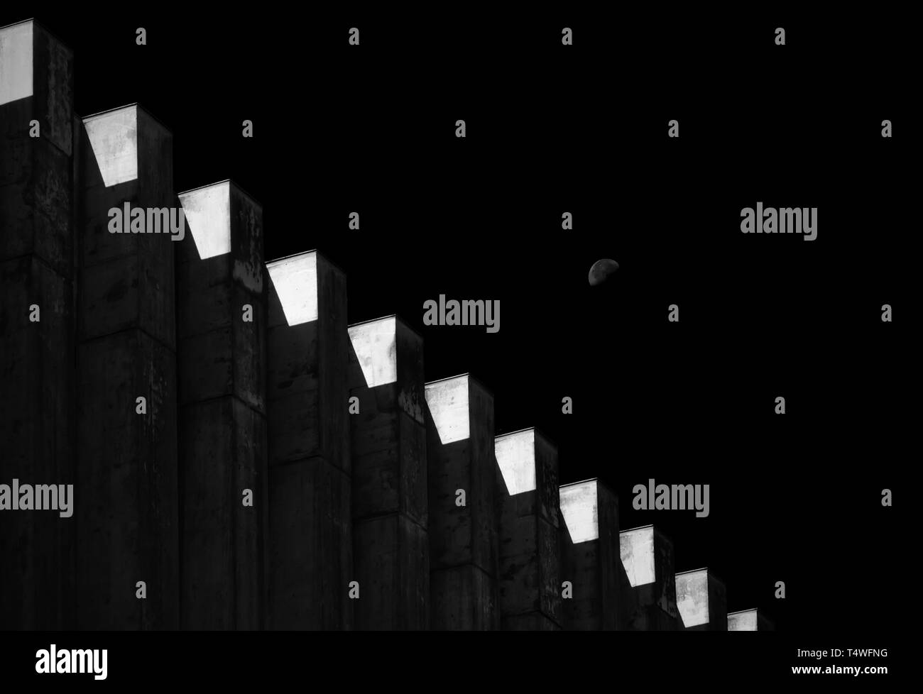 Le Besarge Mozetti cshof conçu par Banque D'Images