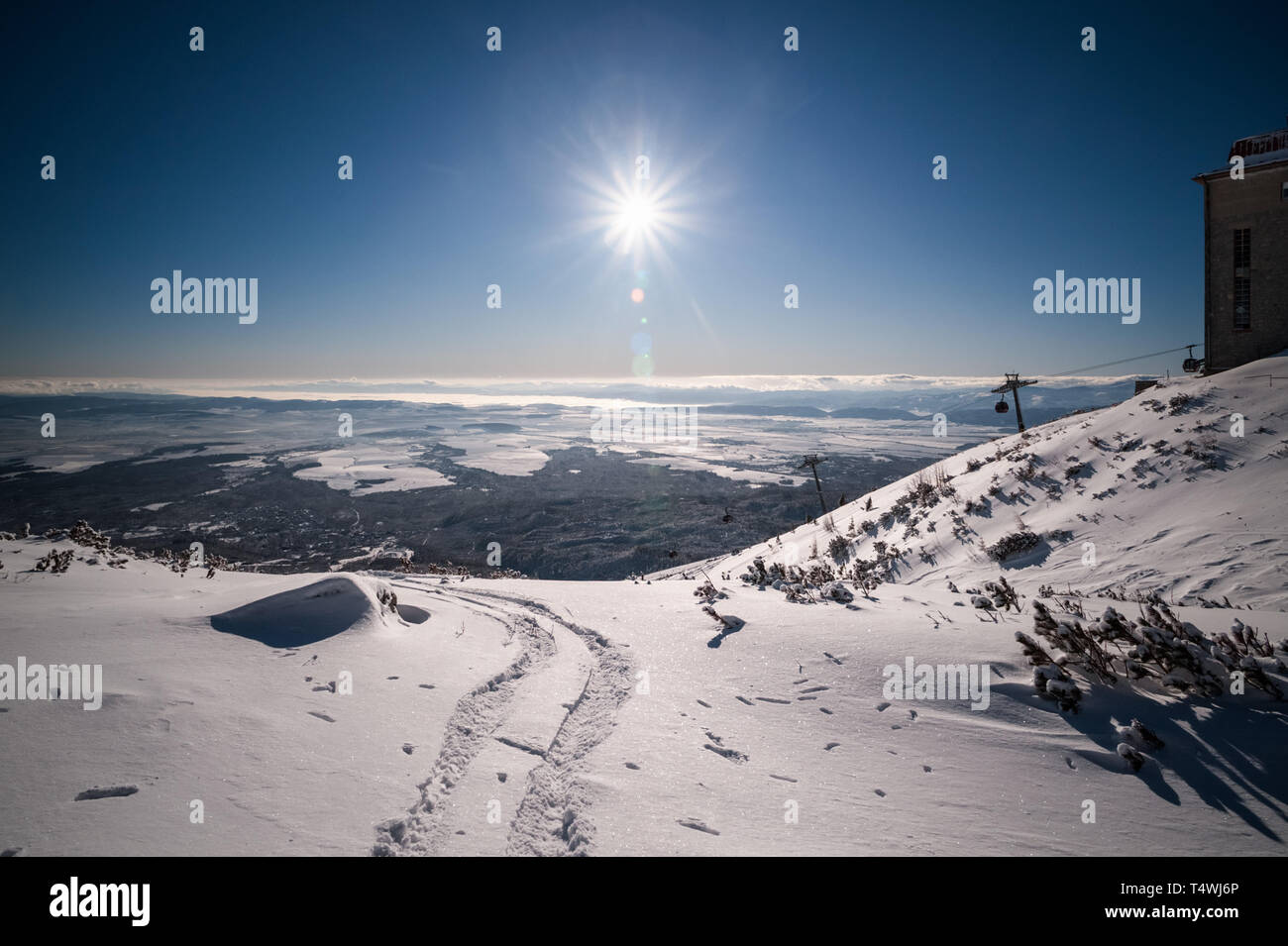 Les Hautes Tatras (Vysoké Tatry) en Slovaquie Banque D'Images