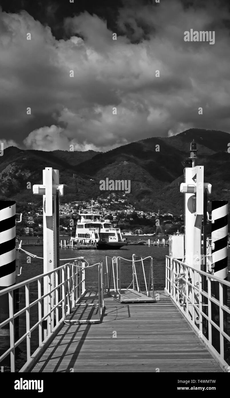 Croisière sur le lac de Côme Banque D'Images