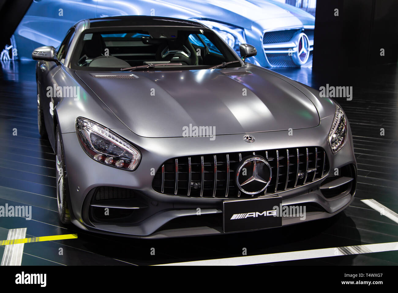 Nonthaburi Thailande 3 Avril 2019 Kawasaki Ninja Zx10rr Presentes Dans Motor Show 2019 Photo Stock Alamy