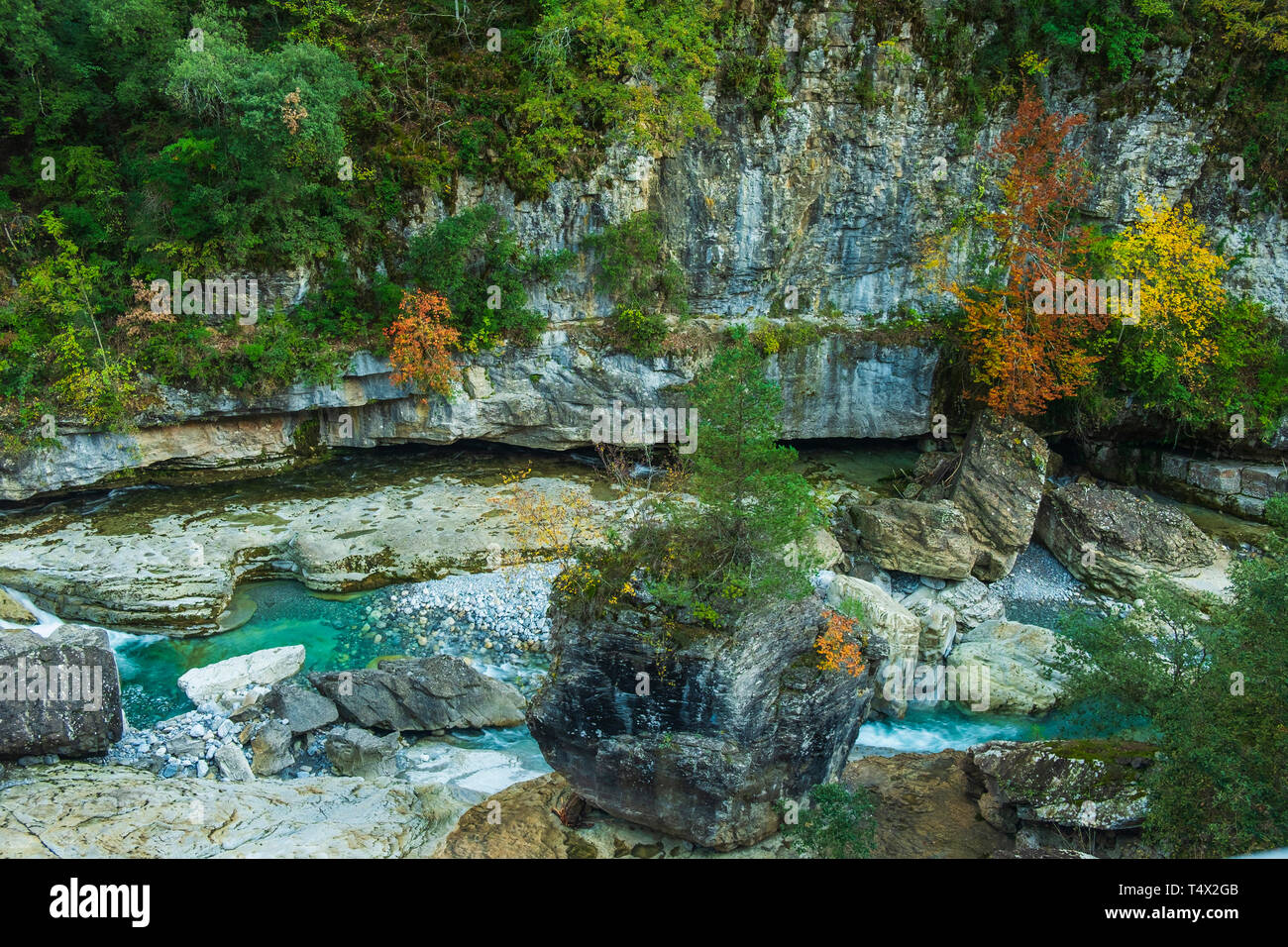 Parc national d'Ordesa et Monte Perdido. Pyrénées d'Aragon. Espagne Banque D'Images