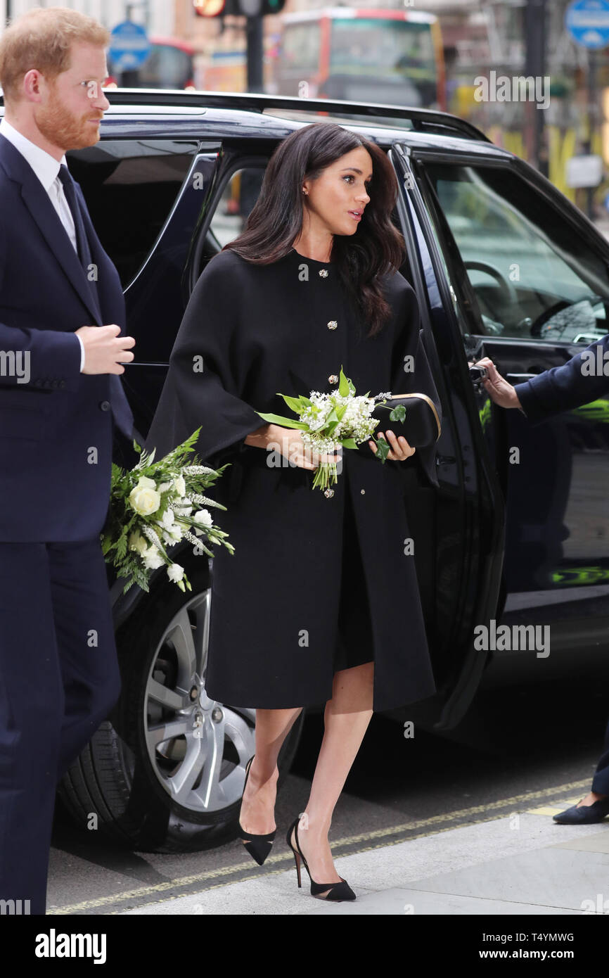 Le duc et la duchesse de Kent visitez New Zealand House pour signer le livre de condoléances à l'égard de l'attaque terroriste de la semaine dernière avec le prince Harry, duc de Sussex, Meghan, duchesse de Sussex, Meghan Markle Où : London, Royaume-Uni Quand : 19 Mar 2019 Crédit : John Rainford/WENN Banque D'Images