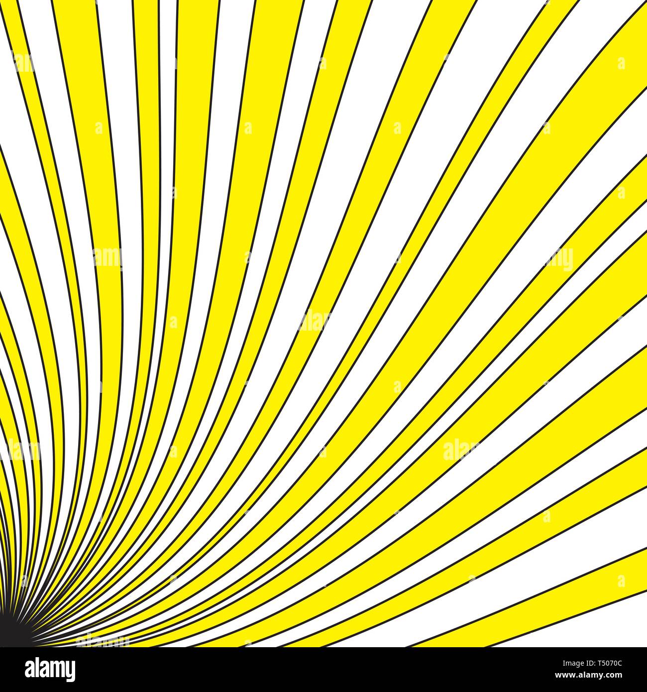 La lumière du soleil résumé fond. splash arrière-plan. Vector illustration. Retro arrière-plan lumineux. Fonds d'écran. Yellow Banque D'Images