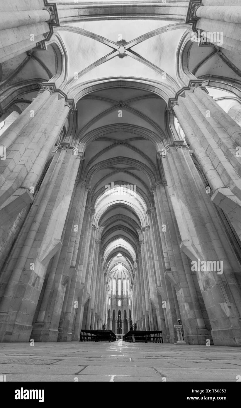 Visiter le monastère de Alcobaça, Portugal Banque D'Images