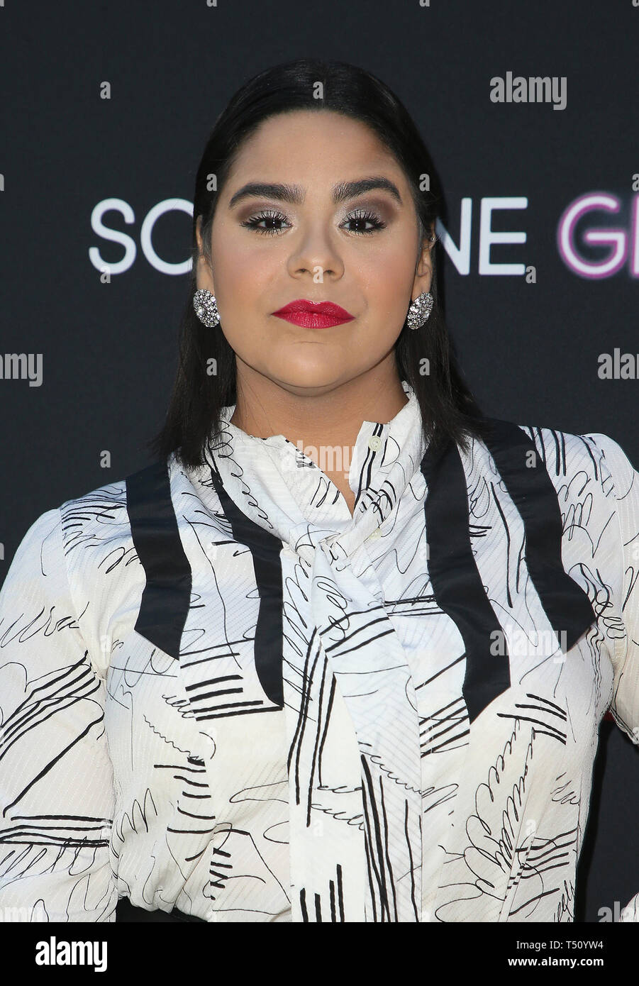 17 avril 2019 - Hollywood, Californie, États-Unis - 17 avril 2019 - Hollywood, Californie - Jessica Marie Garcia. "Netflix "quelqu'un grand'' Los Angeles Premiere tenue à l'Arclight Hollywood. Crédit photo : Faye Sadou/AdMedia (crédit Image : © Faye Sadou/AdMedia via Zuma sur le fil) Banque D'Images
