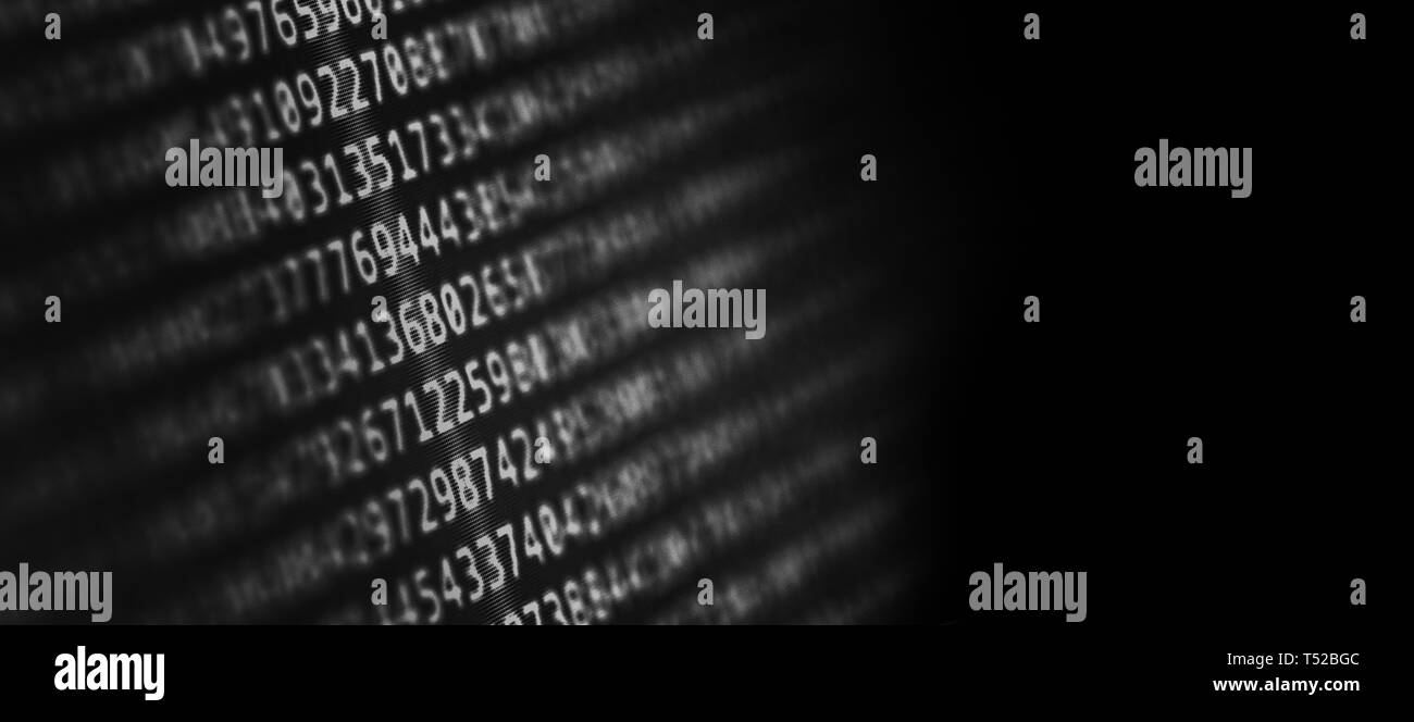 Résumé fond avec le programme code informatique. Banque D'Images