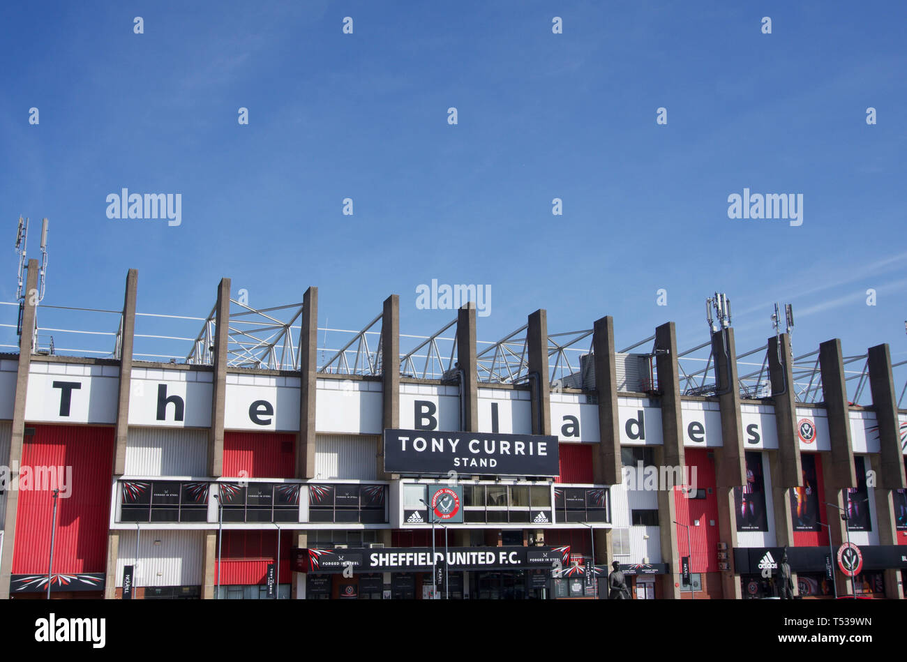 Bramall Lane, Sheffield United Sol Banque D'Images