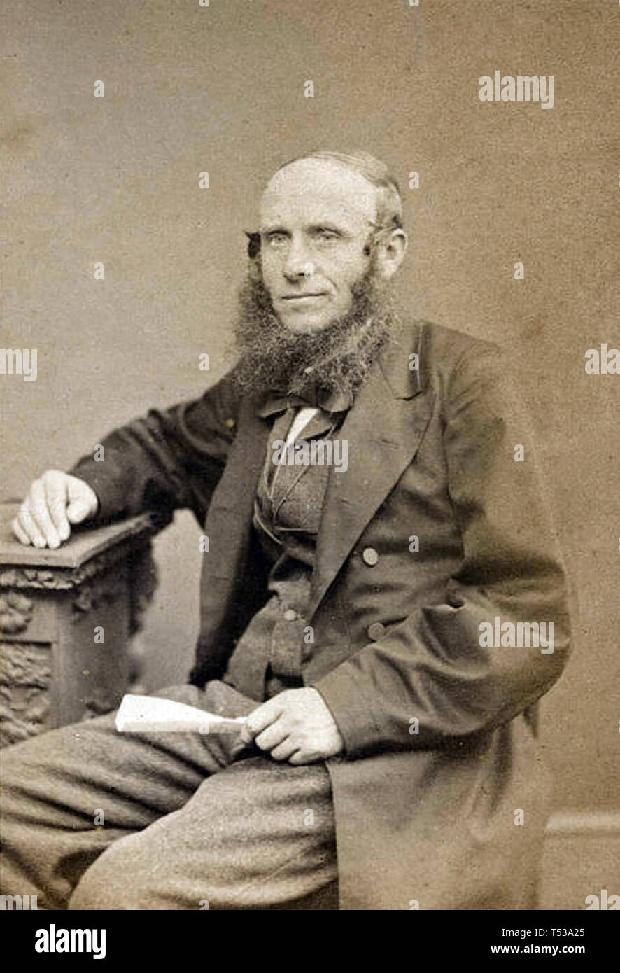 ALEXANDER BAIN (1818-1903) philosophe et pédagogue écossais Banque D'Images