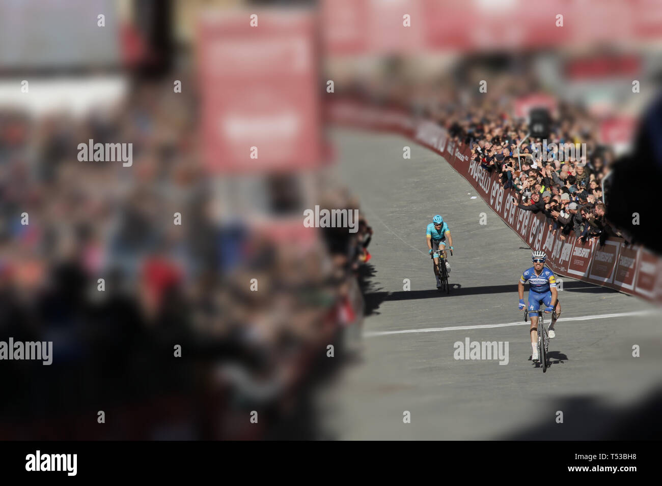 Strade Bianche 2019 - UCI World Tour Pro course cycliste. À Sienne Sienne Banque D'Images